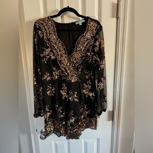 Sparkly romper